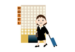 stay inのイラスト